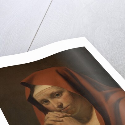 Woman Praying by Circle of Caesar Boëtius van Everdingen