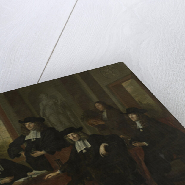 Group Portrait of the Inspectors of the Collegium Medicum in Amsterdam, The Netherlands by Adriaen Backer