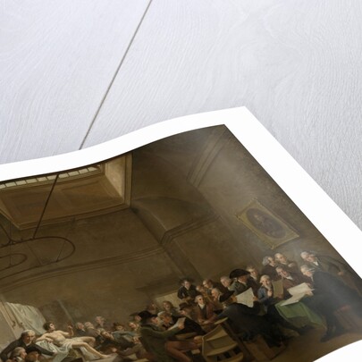 The Drawing Gallery of the Felix Meritis Society by Adriaan de Lelie