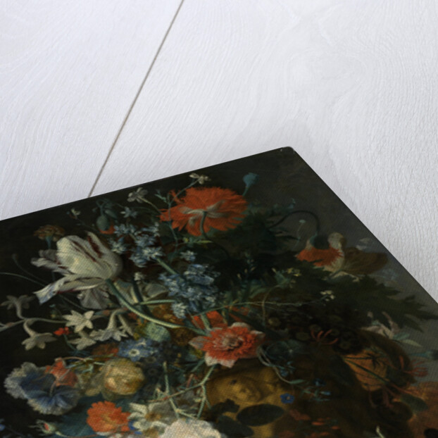 Still Life with Flowers and Fruit by Jan van Huysum