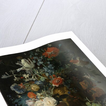 Still Life with Flowers and Fruit by Jan van Huysum