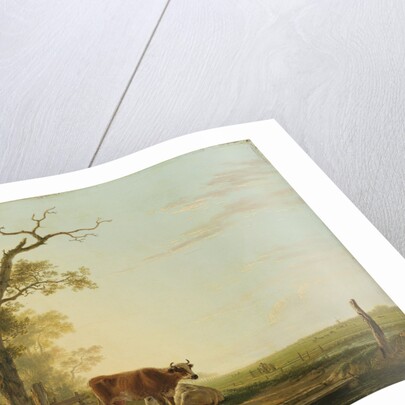 Meadow Landscape with Animals by Jacob van Strij