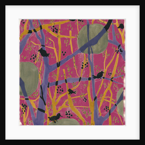 Trees and birds in my garden 5 by Anna Zaliski