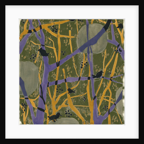 Trees and birds in my garden 7 by Anna Zaliski