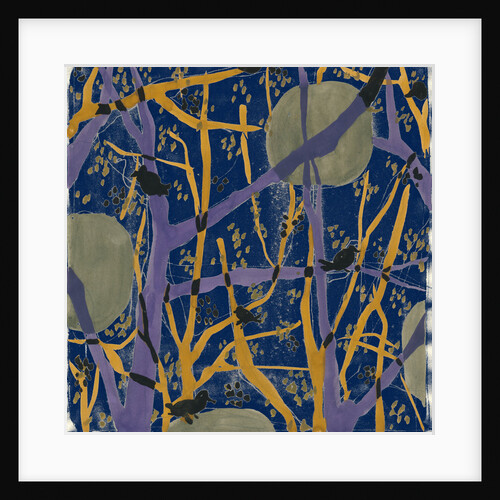 Trees and birds in my garden 8 by Anna Zaliski