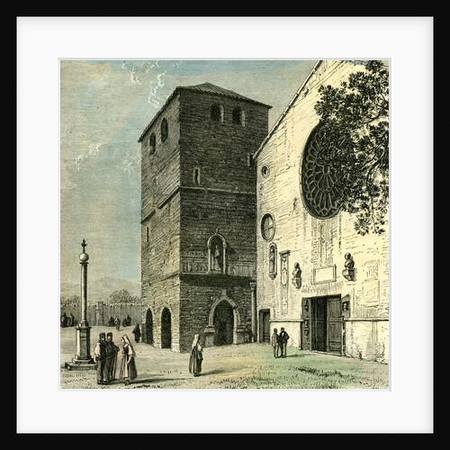 Trieste Italy Church 1876 by Anonymous