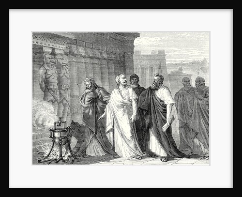 Heron Performs an Experiment with an Aeolipile in Front of the Students of the School of Alexandria by Anonymous