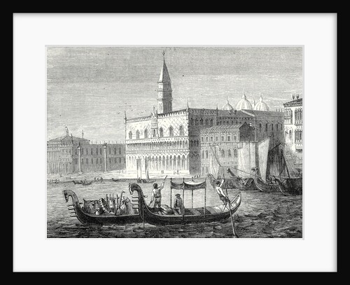 Arrival of Denis Papin in Venice by Anonymous
