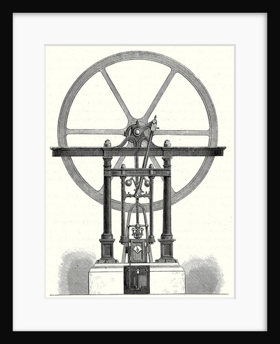 Steam Engine Without Condenser with a Vertical Cylinder by Anonymous