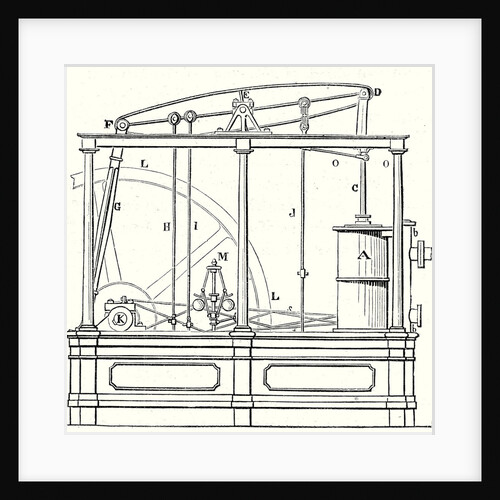 Condensing Machine or Watt's Low Pressure Machine by Anonymous