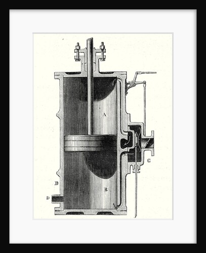 Cylinder and Slide of a Machine Without Condenser by Anonymous
