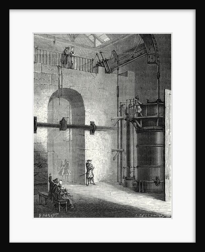 The Marquis De Jouffroy Studies Challiot's Fire Pump by Anonymous