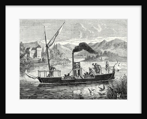 Experiment of Miller Taylor and Symington Made in 1789 on the Pond of the Land of Dalswinton by Anonymous