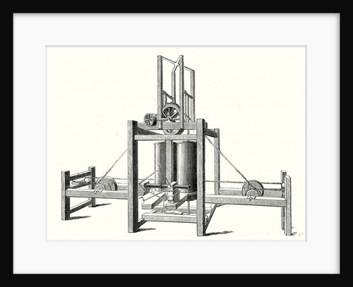 Mechanism of Miller Taylor and Symington's Steamboat's Engine by Anonymous