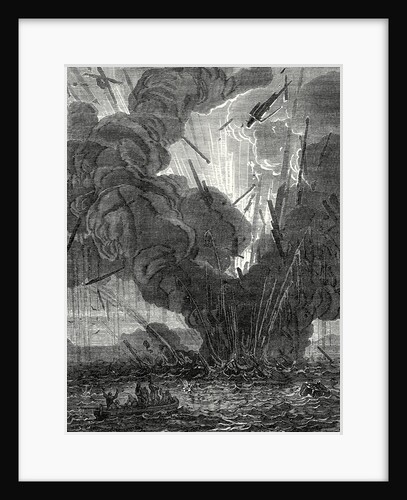 Robert Fulton Blows Up a Boat with His Infernal Machine in the Harbor of Brest by Anonymous