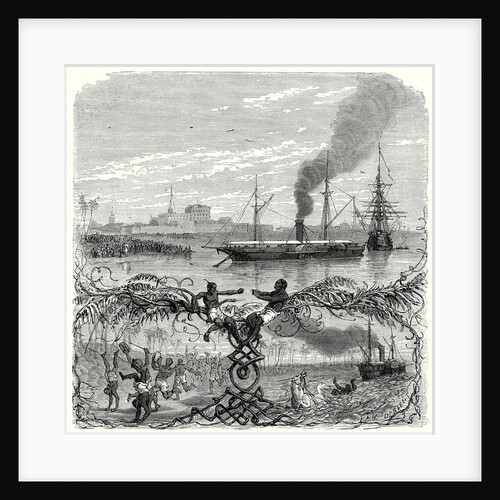 The First Steamship in Africa by Anonymous