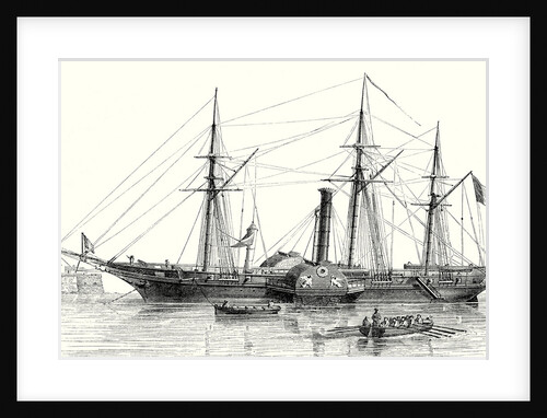 The 'sphinx' the First Steam Warship from the French Navy Built in 1830 by Anonymous