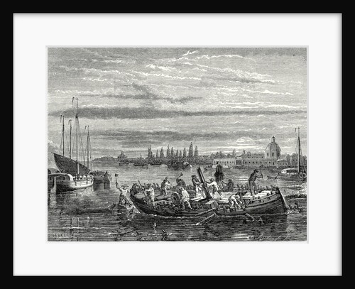 Charles Dallery Has His Propeller Steamboat Cut to Pieces by Anonymous