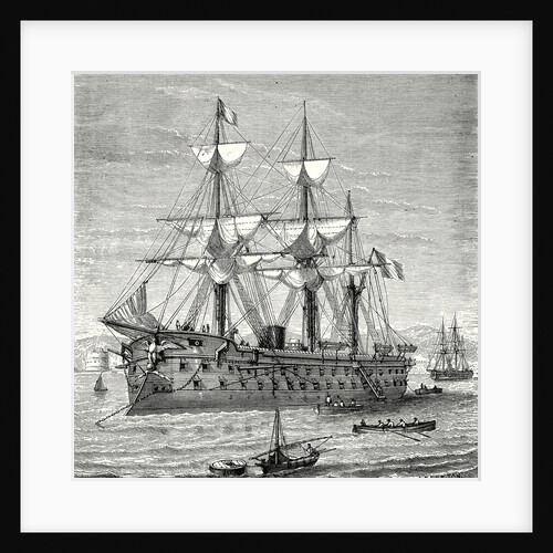 The 'solferino' Ironclad Steam-Propelled Warship Launched in 1863 by Anonymous