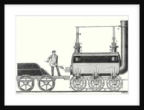 Stephenson's Endless Chain Locomotive by Anonymous