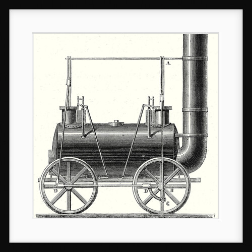 Stephenson's Locomotive with Coupled Wheels by Anonymous