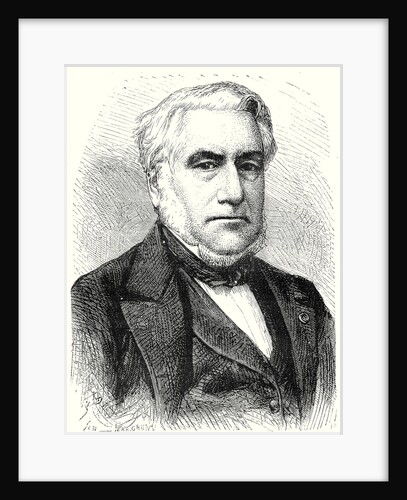 Paulin Talabot Director of the Paris-Lyon-Méditerranée Railway by Anonymous