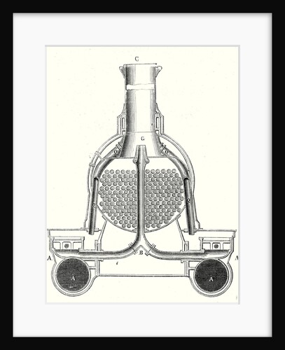 The Front of a Locomotive or the Smokebox by Anonymous