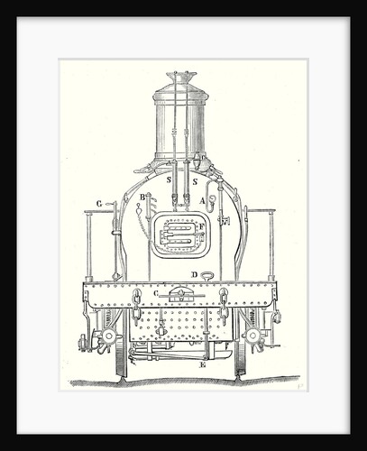 Rear of a Locomotive by Anonymous