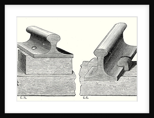 Example of a Rail Pad and a Vignoles Rail by Anonymous