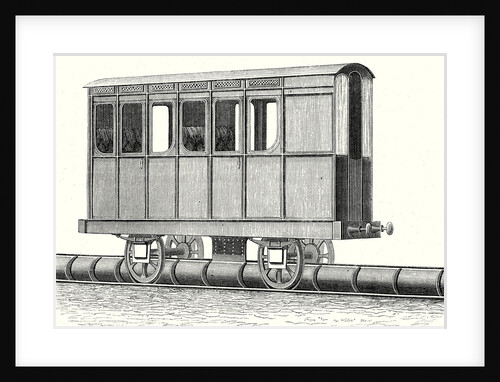 Main Wagon of the Atmospheric Railway of Saint-Germain Taken Out of Service in 1859 by Anonymous