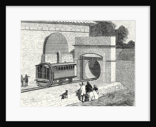 Entrance of the Atmospheric London to Sydenham Railway Established in 1865 by Anonymous