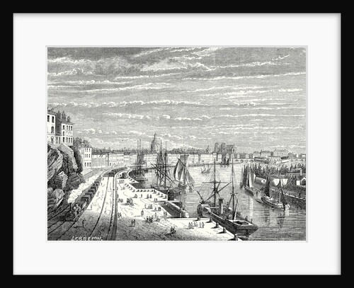 A Railway in Nantes by Anonymous