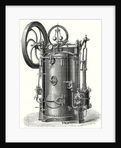 Portable Steam Engine or Hermann-Lachapelle's Industrial Traction Engine by Anonymous