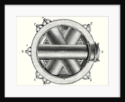 Horizontal Cross Section of M. Hermann-Lachapelle's Crossed Boiler Reboiler by Anonymous