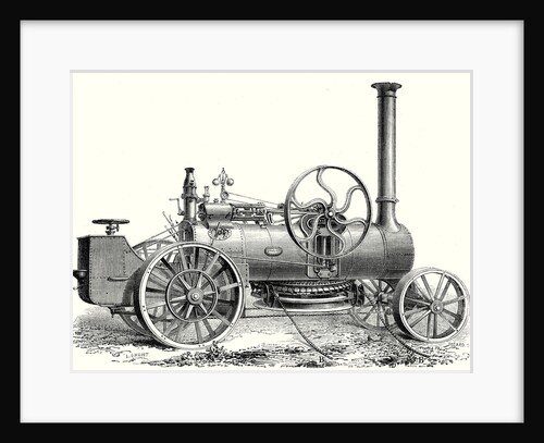 Fowler's Traction Engine for Steam Ploughing by Anonymous