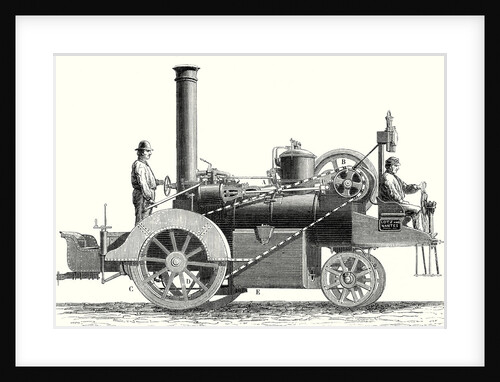 Traction Engine or Steam Car Invented by M. Lotz from Nantes by Anonymous