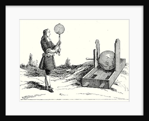 Electric Machine of Otto Von Guericke by Anonymous