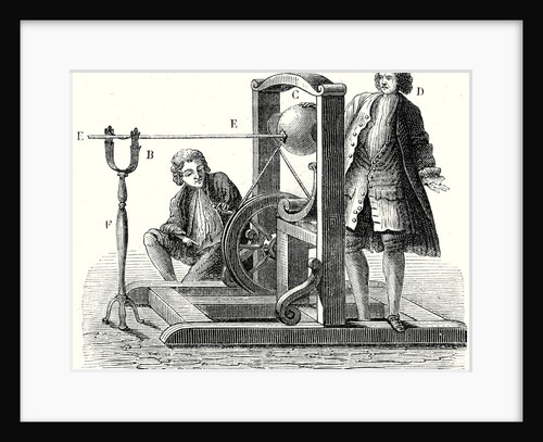 Glass Globe Electric Machine by Anonymous