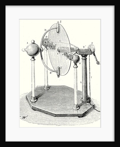 Van Marum's Electrical Machine (1780) by Anonymous