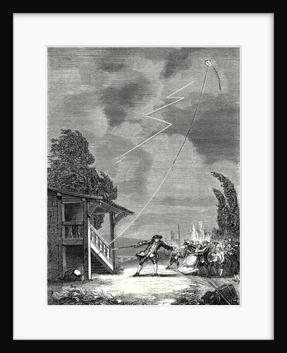 The Experiment of the Electric Kite Conducted by Romas June 7 1753 in the Alleys of the City of Nérac by Anonymous