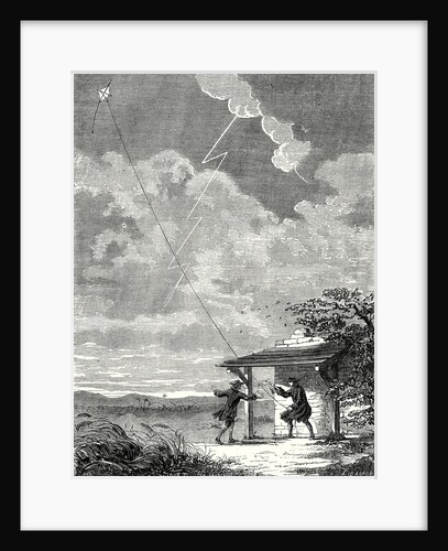 The Experiment of the Electric Kite Conducted in Philadelphia by Franklin in September 1752 by Anonymous
