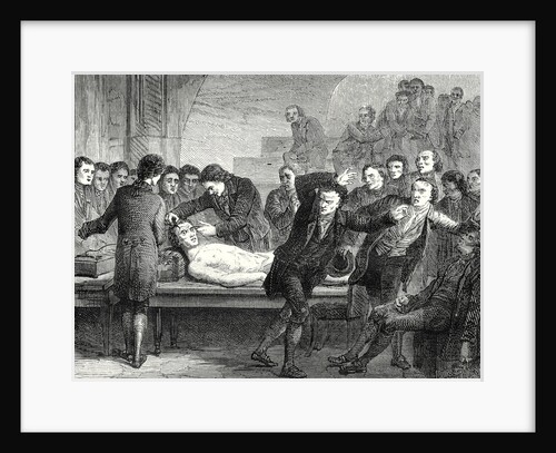 Doctor Ure Galvanizing the Body of the Assassin Clysdale by Anonymous
