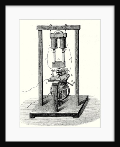 Pixii's Magneto-Electric Machine by Anonymous