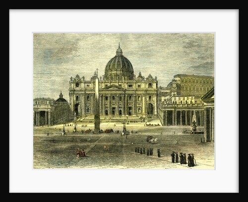 St. Peter Rome Italy 1870 by Anonymous