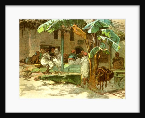 Cafe of Hammah Algiers 1885 by Anonymous