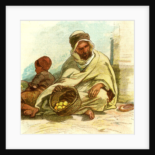 Kabyle Selling Lemons Algiers 1885 by Anonymous