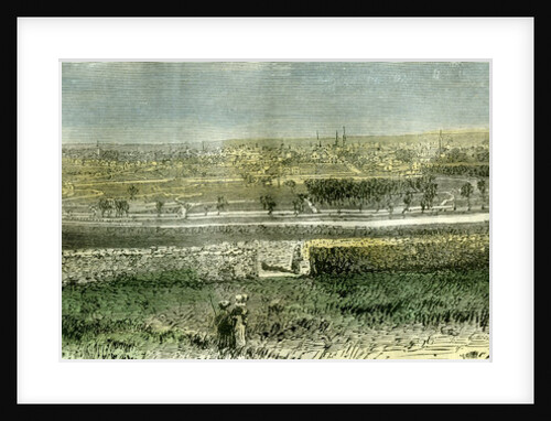 Aberdeen from the South UK 1885 by Anonymous