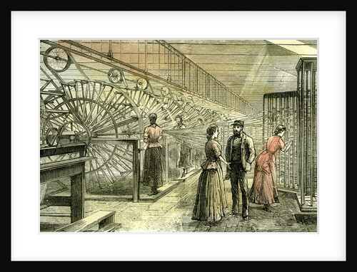 Aberdeen Granholm Tweed Mills 1885 UK Warping Machines by Anonymous