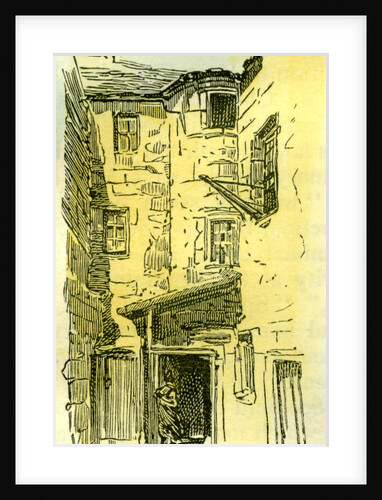 Aberdeen in the Ship Row 1885 UK by Anonymous