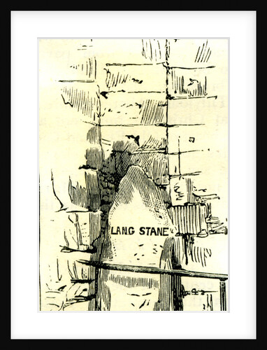 Aberdeen the Langstane in the Windmill Brae 1885 UK by Anonymous